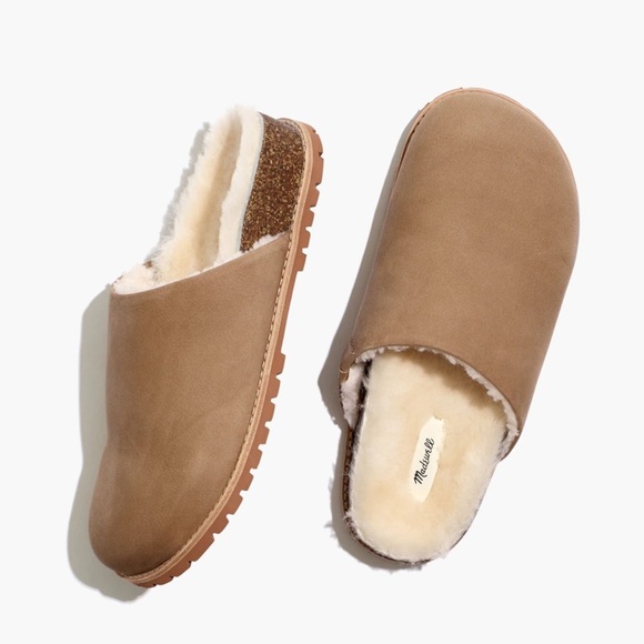 Madewell Shoes - MADEWELL The Layne Clog Mule in Nubuck and Shearling women’s size 8